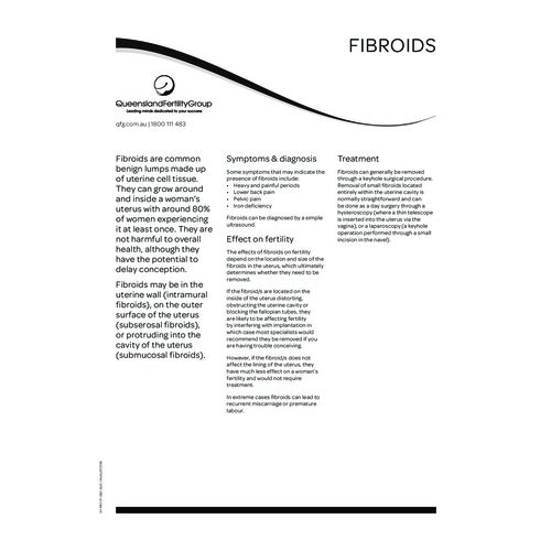 Fibroids fact sheet