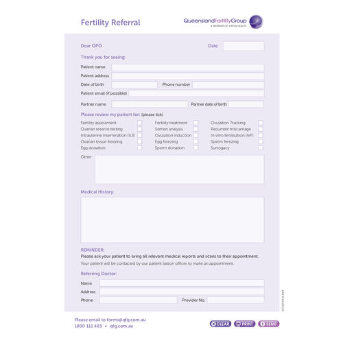 Patient Referral Form Interactive