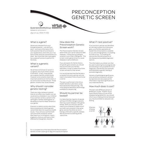  Preconception Genetic Screen