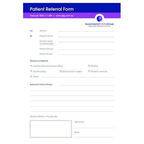 GP referral form