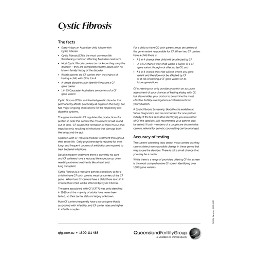Cystic Fibrosis