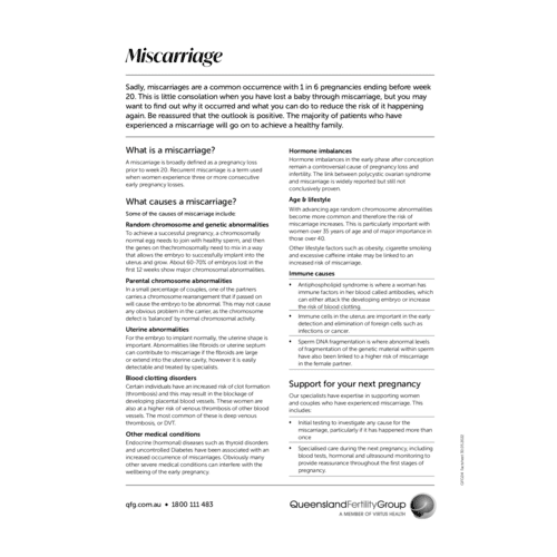 Miscarriage