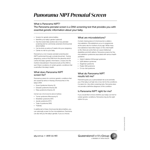 NIPT Prenatal Screen
