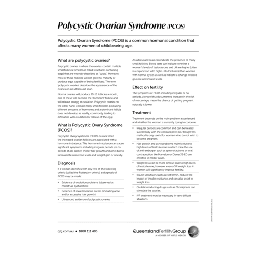 Polycystic Ovarian Syndrome (PCOS)