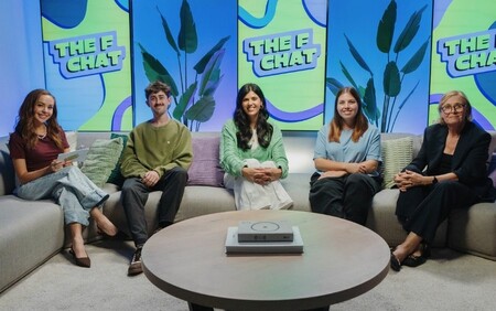 F Chat panelists with Dr Eva Kretowicz